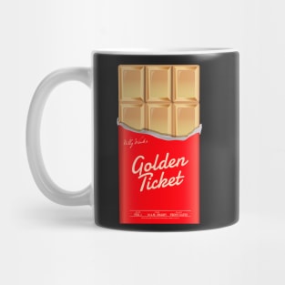 Golden Ticket Chocolate Mug